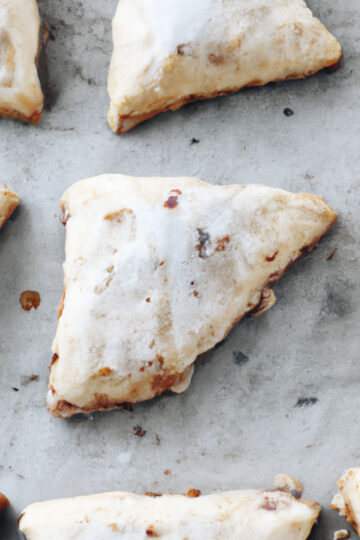 lemon cranberry scones